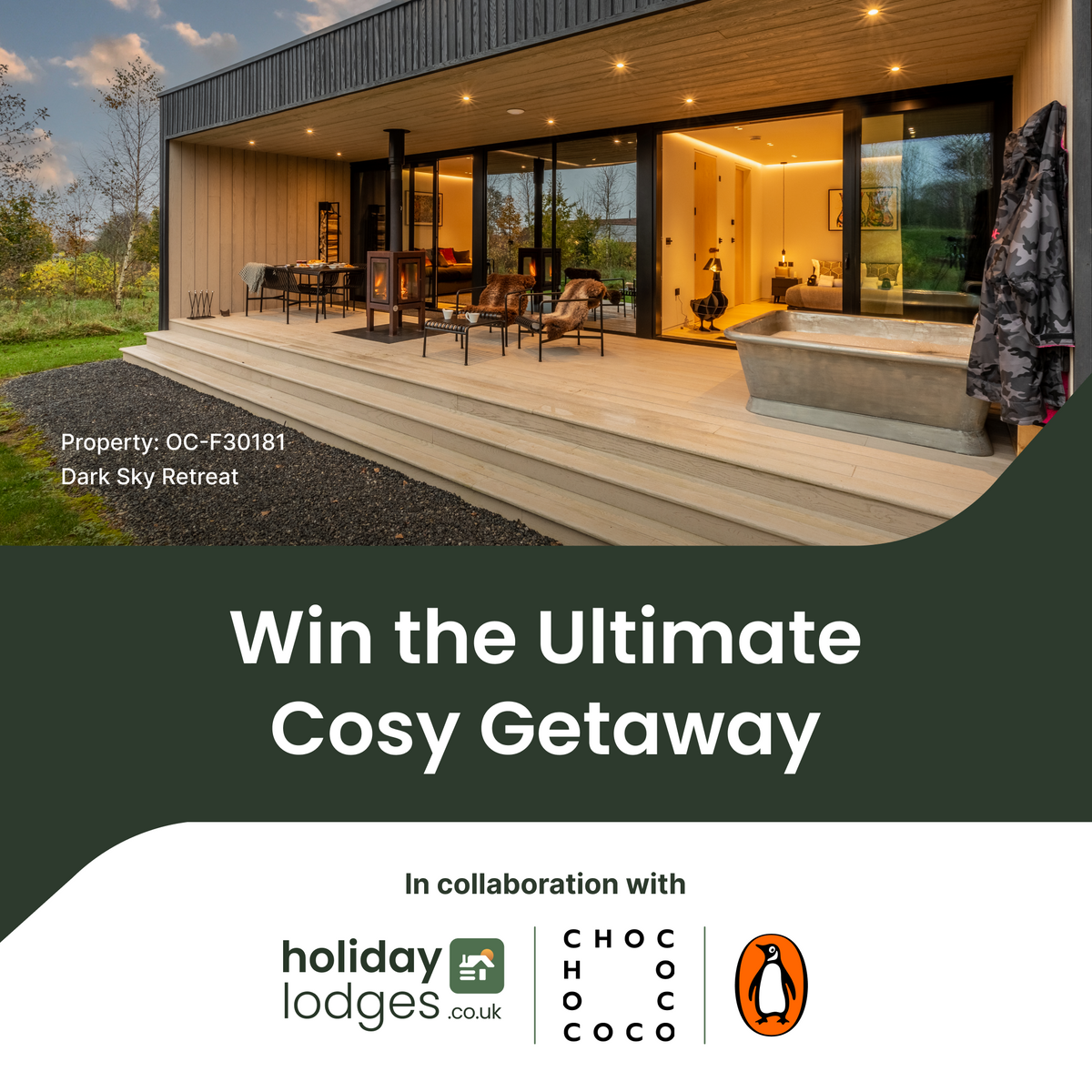 Chococo X Holiday Lodges Giveaway