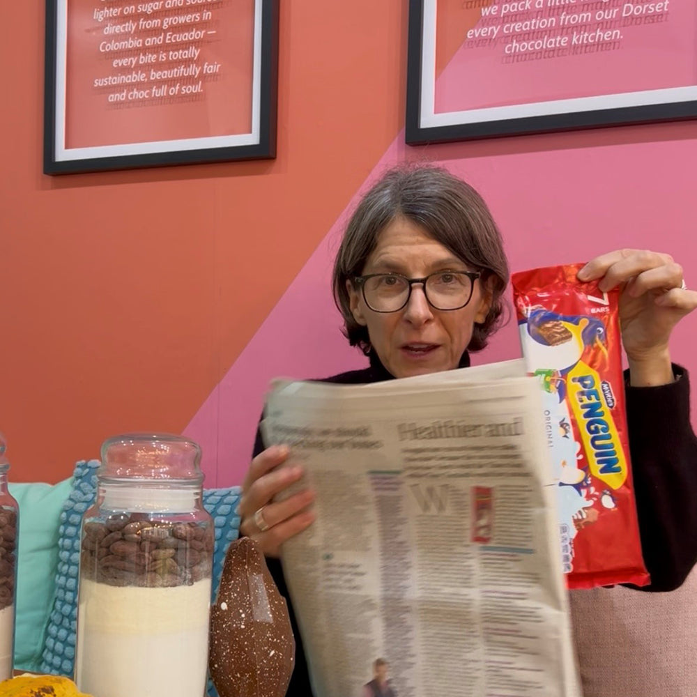 Co-founder Claire explains 'chocolate flavour' vs 'chocolate'