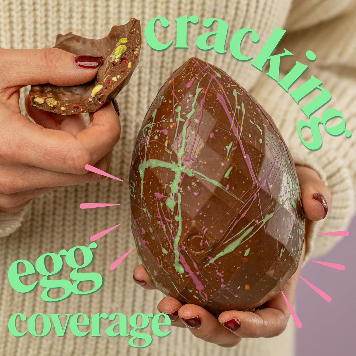 Chococo Easter eggs featured in the press