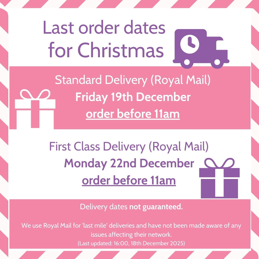 Last order dates for Christmas