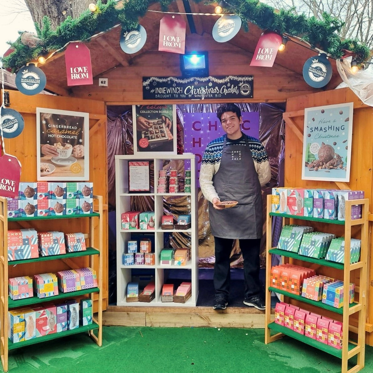 You can visit us at the Winchester Cathedral Christmas Market