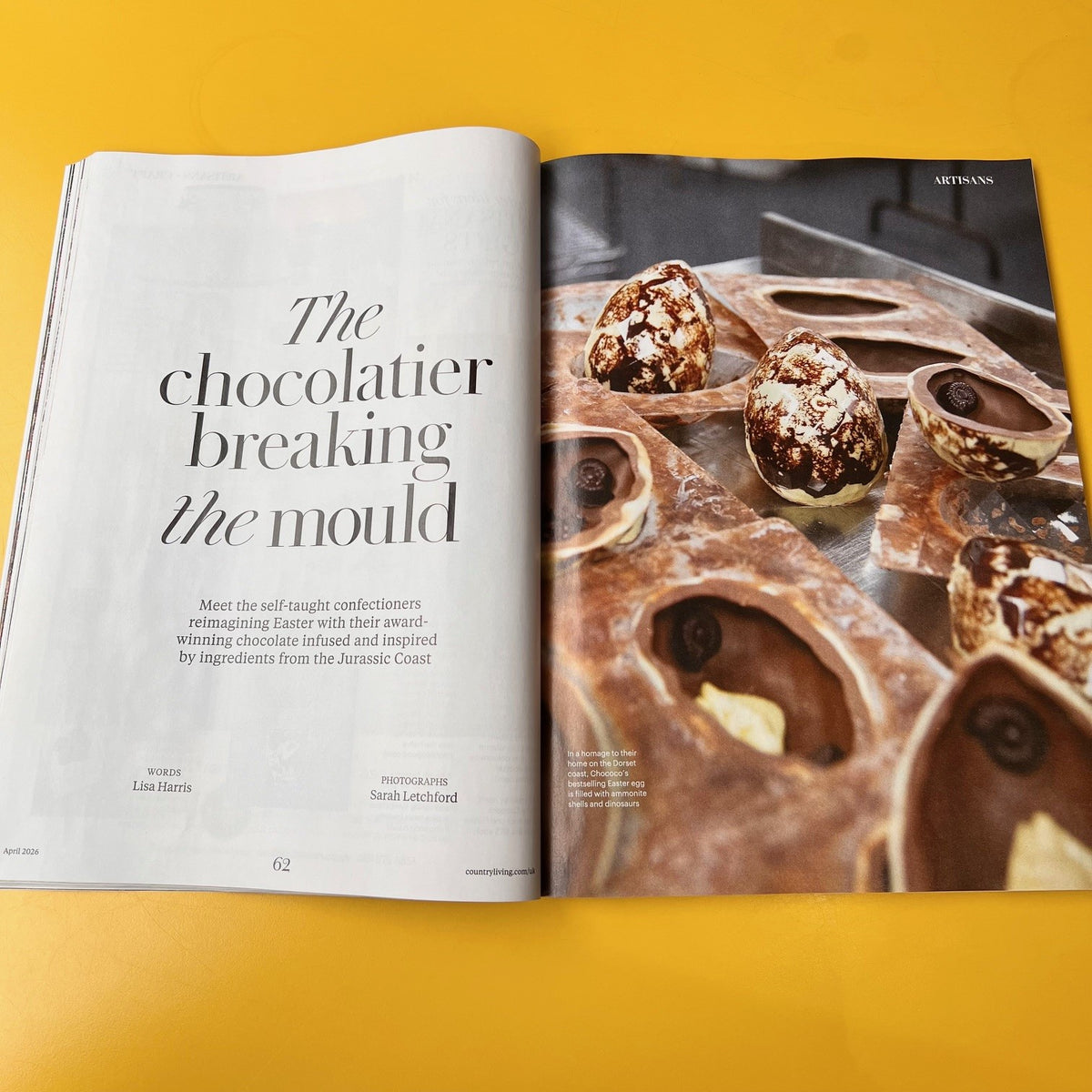Chococo featured in Country Living magazine