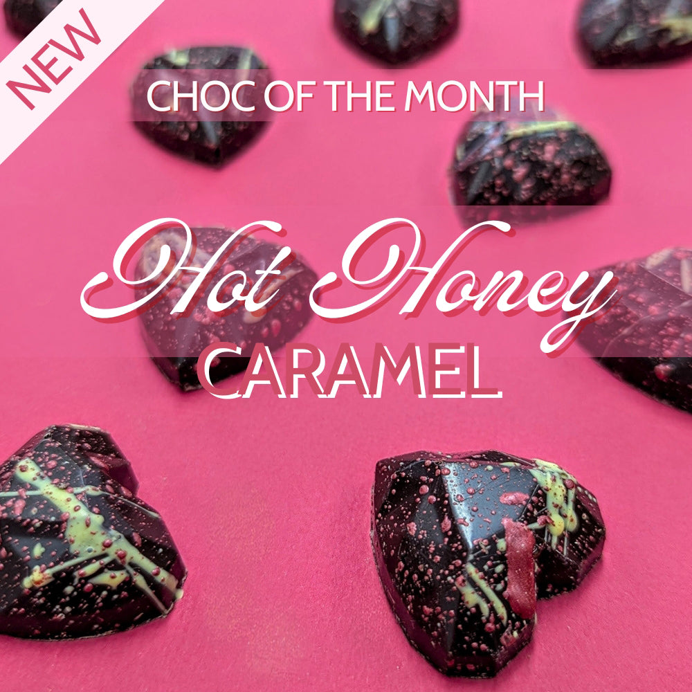 Chococo Hot Honey Caramel Heart chocolate