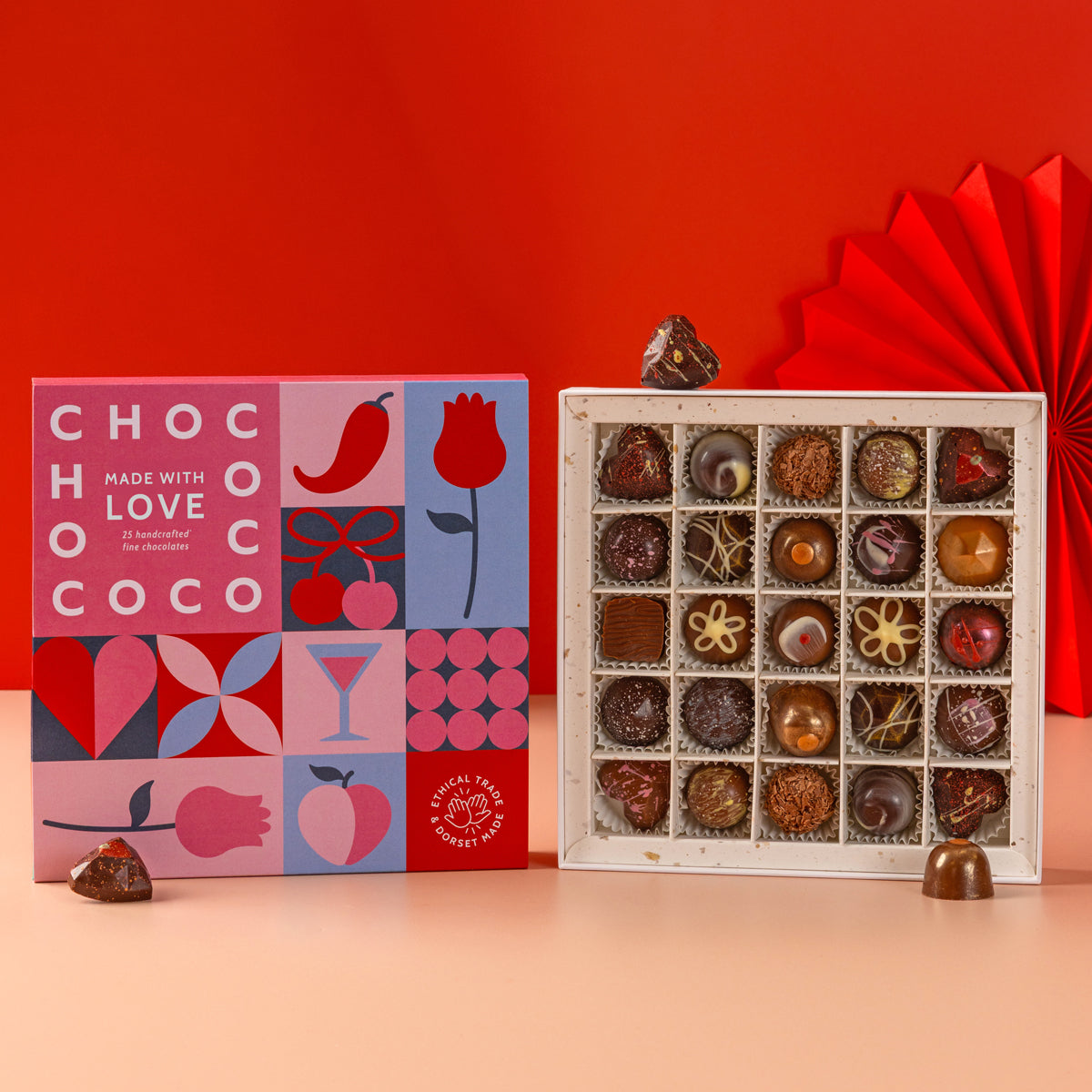 Chococo Made with Love large box of 25 Valentine's chocolates
