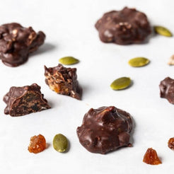 Fruit & Seed Dark Chocolate Clusters (vf) – view 2
