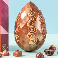 Giant 50/50 Milk & Dark Sharing Easter Egg – view 5