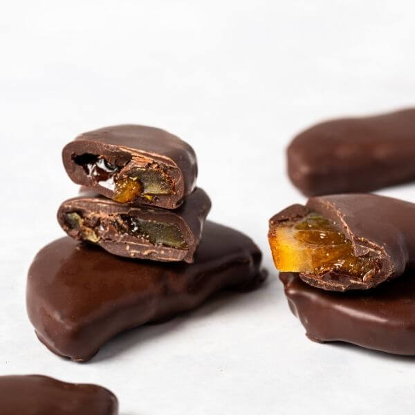Candied Orange Segments in Dark Chocolate (vf) – view 3