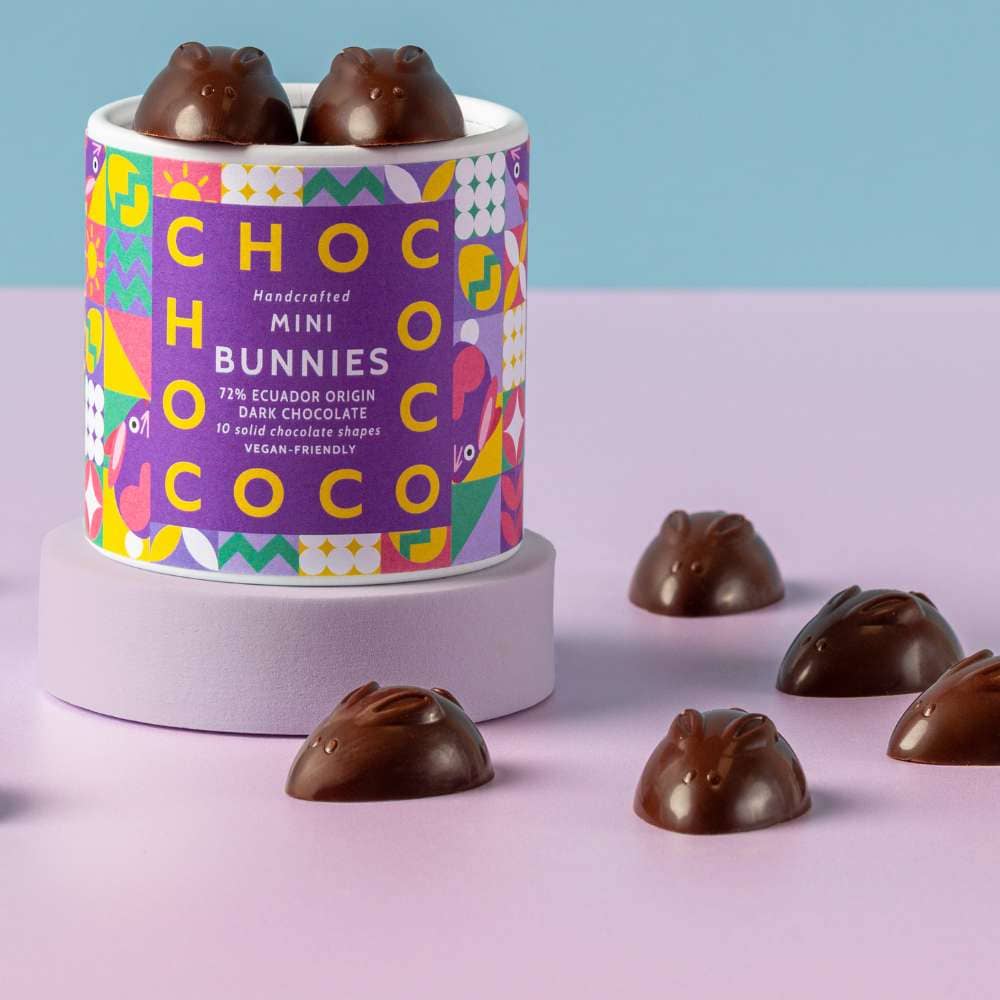 Dark Chocolate Mini Bunnies Tube (vf) – view 2