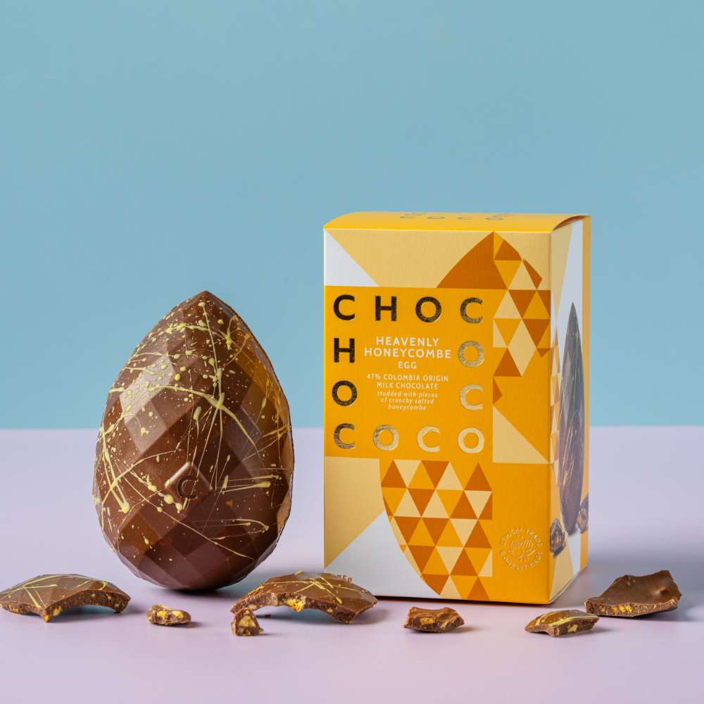 ‘Heavenly Honeycombe’ MILK Chocolate Easter Egg - 175g