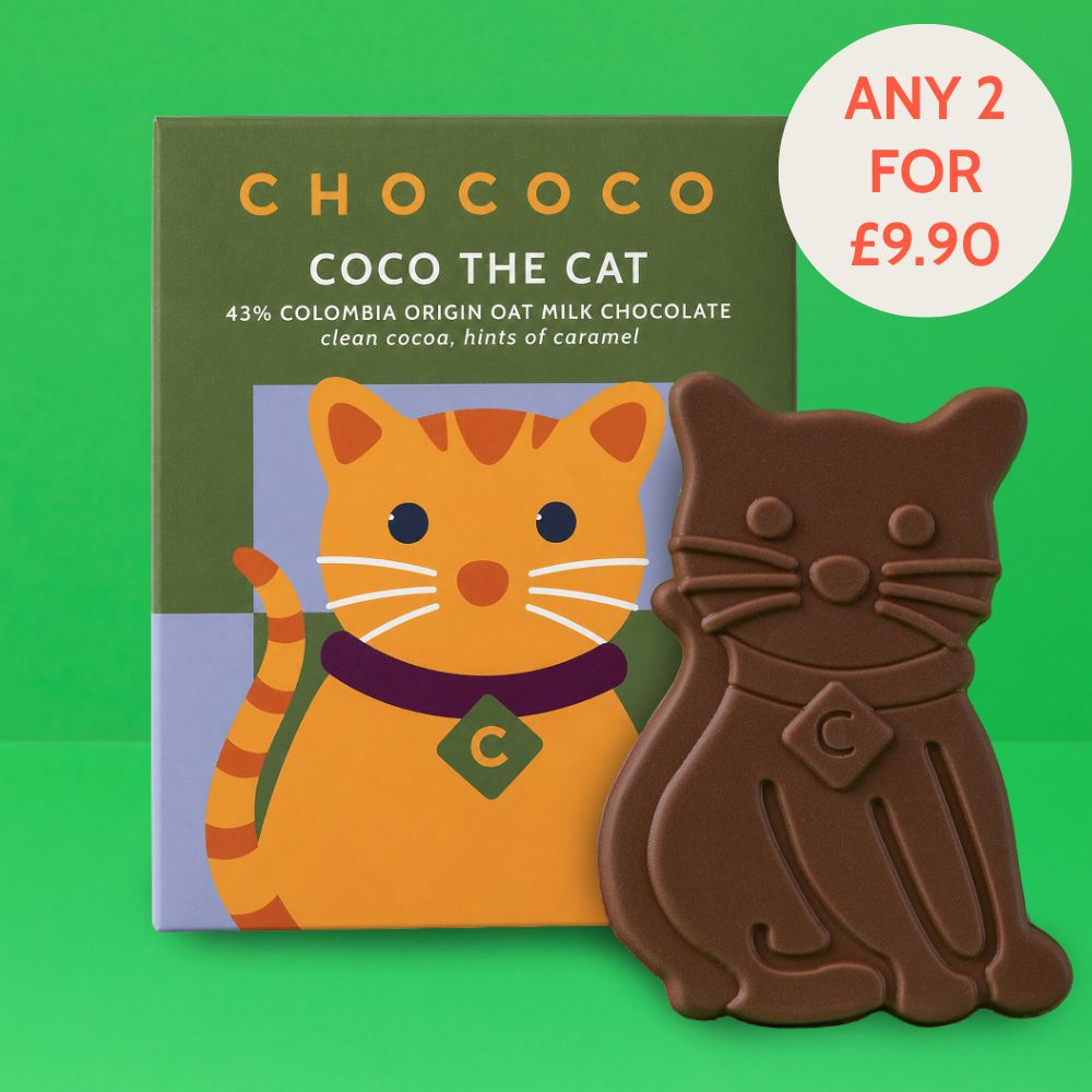 Coco the Cat Oat M!lk Chocolate Bar