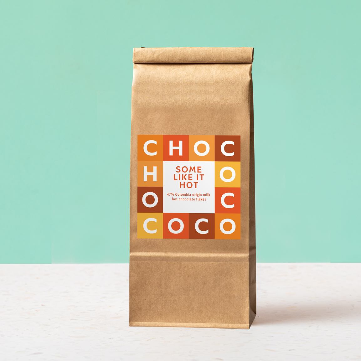 500g 47% Colombia origin Milk Hot Chocolate Flakes Refill Bag