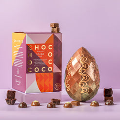 Giant 50/50 Milk & Dark Sharing Easter Egg – view 7