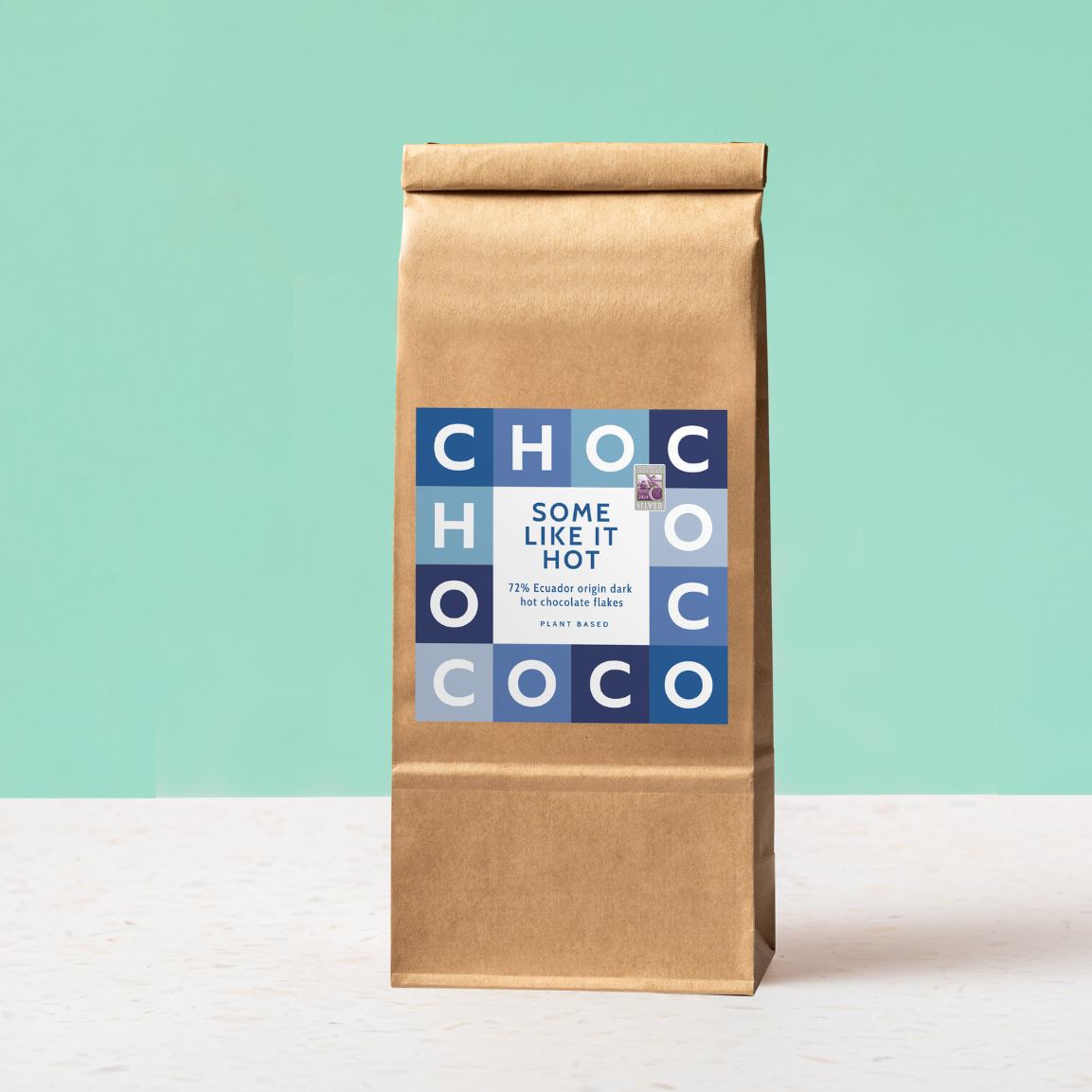 500g 72% Ecuador origin Single Estate Hot Chocolate Flakes Refill Bag (vf)
