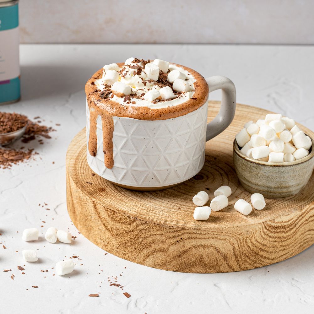 72% Ecuador origin Hot Chocolate Flakes Tin (vf) – view 2