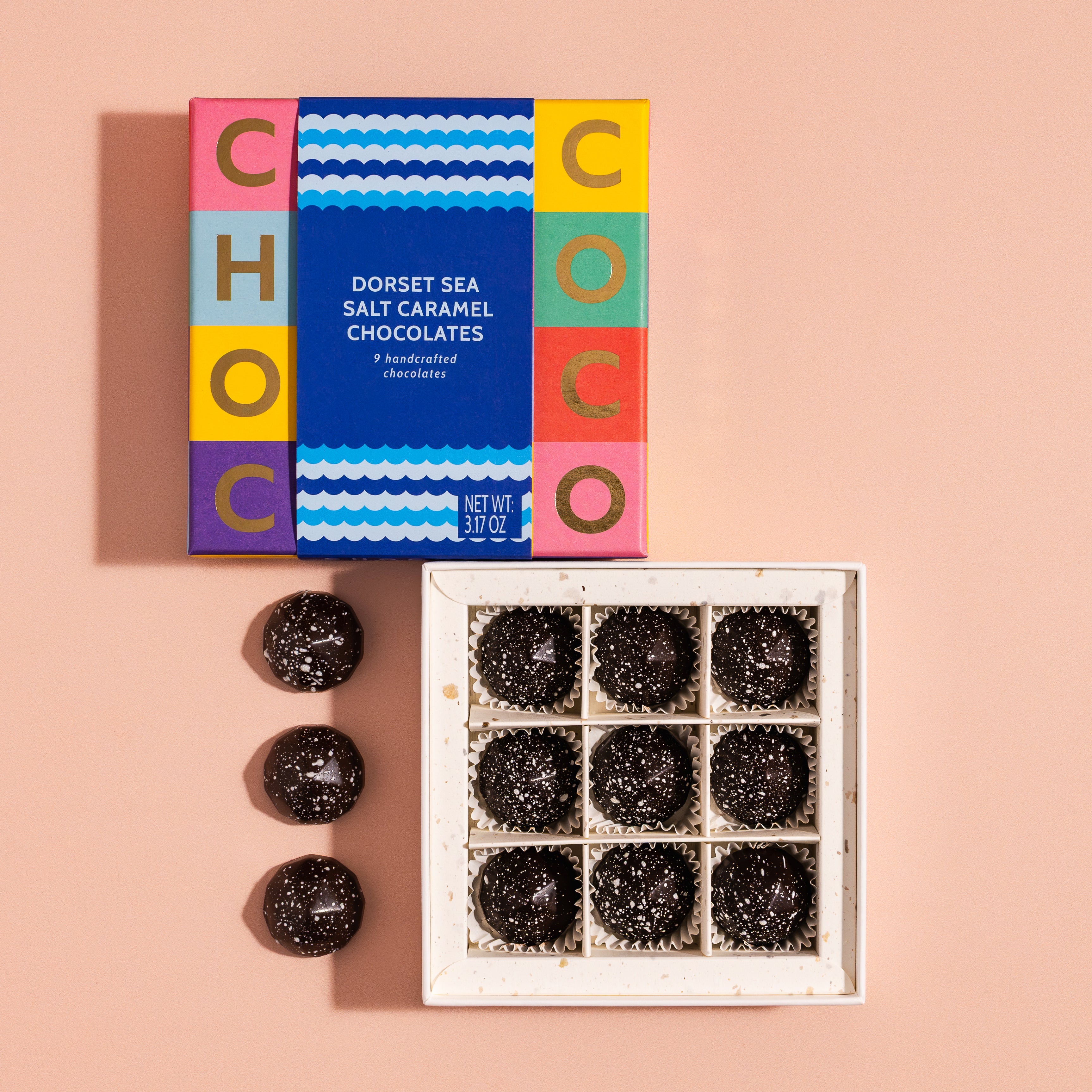 Dorset Sea Salt Caramels Box - small by Chococo