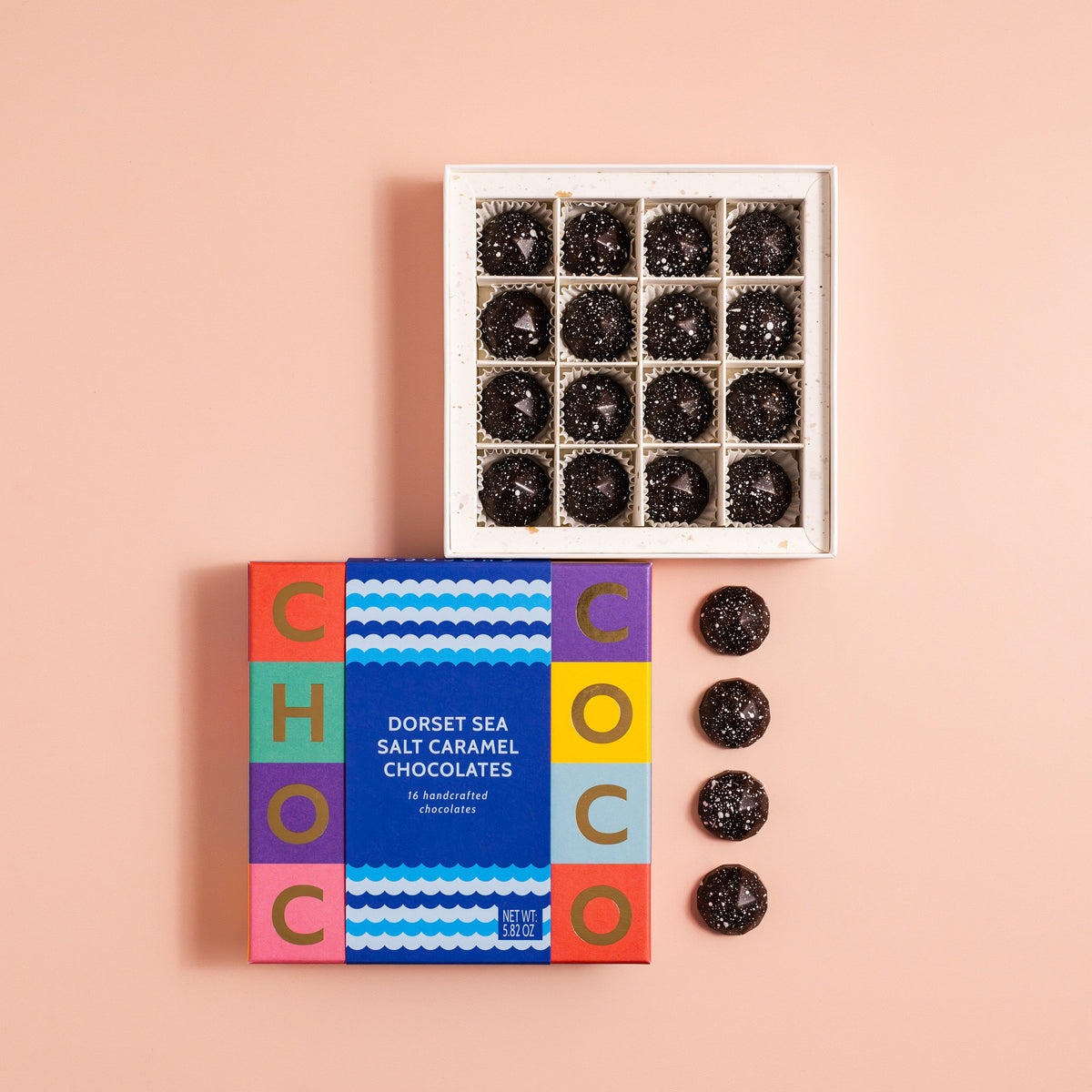 Dorset Sea Salt Caramels Box - Medium by Chococo
