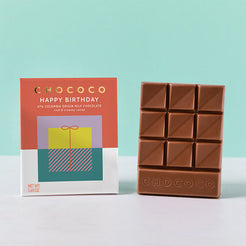 Happy Birthday 47% Milk Chocolate Bar by Chococo