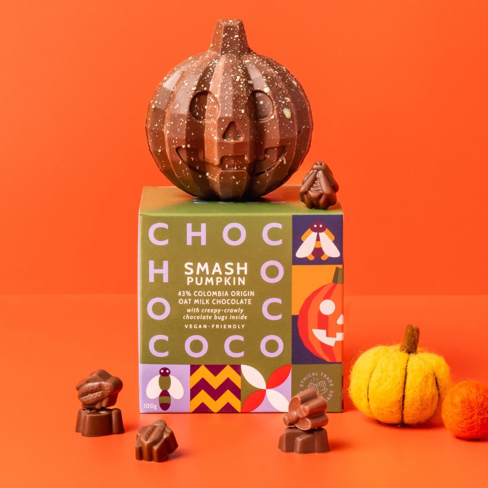 Oat M!lk Chocolate Pumpkin with bugs inside (vf)