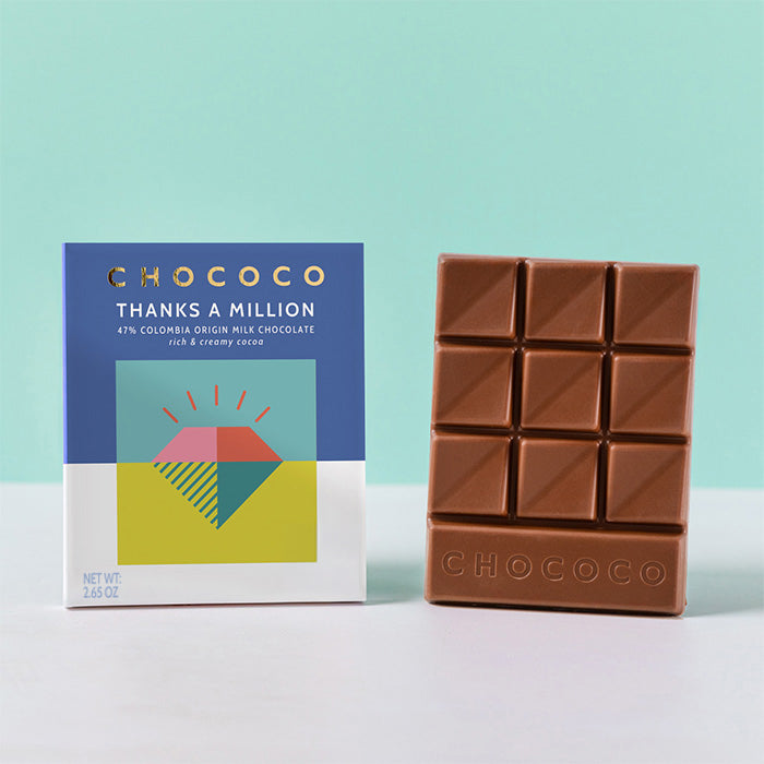 Thanks a Million 47% Milk Chocolate Bar by Chococo