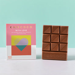 With Love 47% Milk Chocolate Bar by Chococo