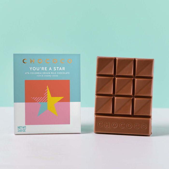You’re a Star 47% Milk Chocolate Bar by Chococo