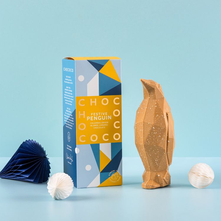Blonde Chocolate Penguin