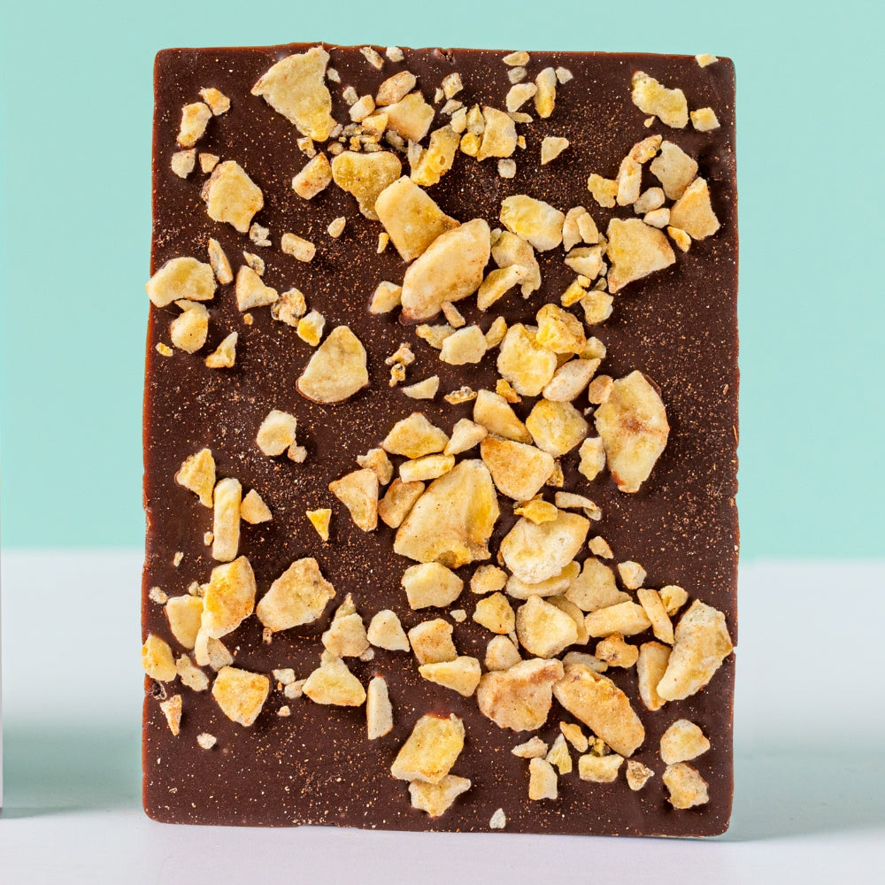 Cheeky Monkey 43% Oat M!lk Chocolate Bar with bananas and cinnamon (vf) – view 2