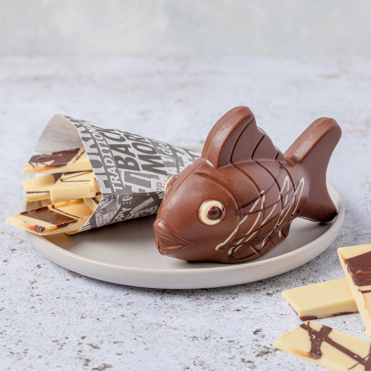 Small Chocolate Fish & Chips – view 2