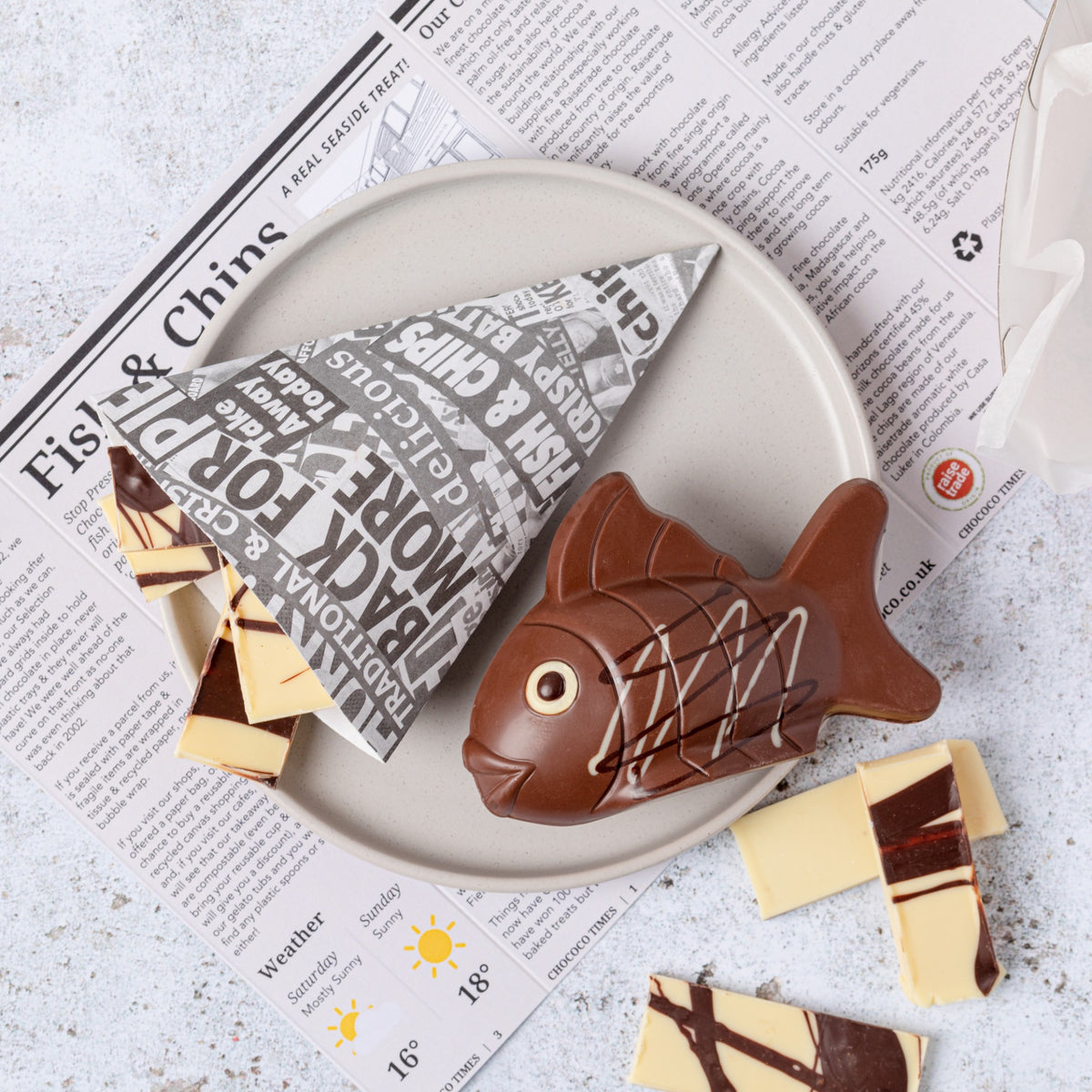 Small Chocolate Fish & Chips – view 3