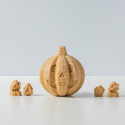 Blonde Caramel Chocolate Pumpkin with bugs inside – view 2