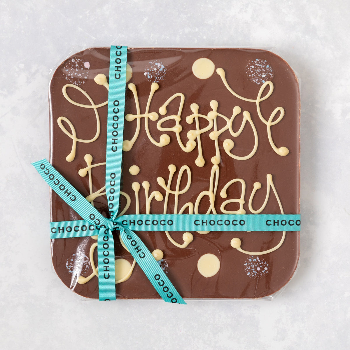 Happy Birthday giant milk chocolate bar – view 3
