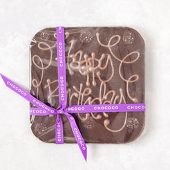 Happy Birthday giant dark chocolate bar (vf) – view 2