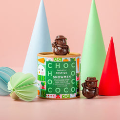 Dark Chocolate Snowman Shapes Tube (vf) – view 2