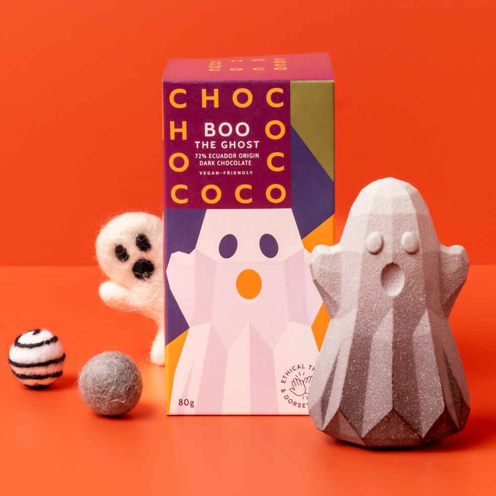 Boo the Dark Chocolate Ghost