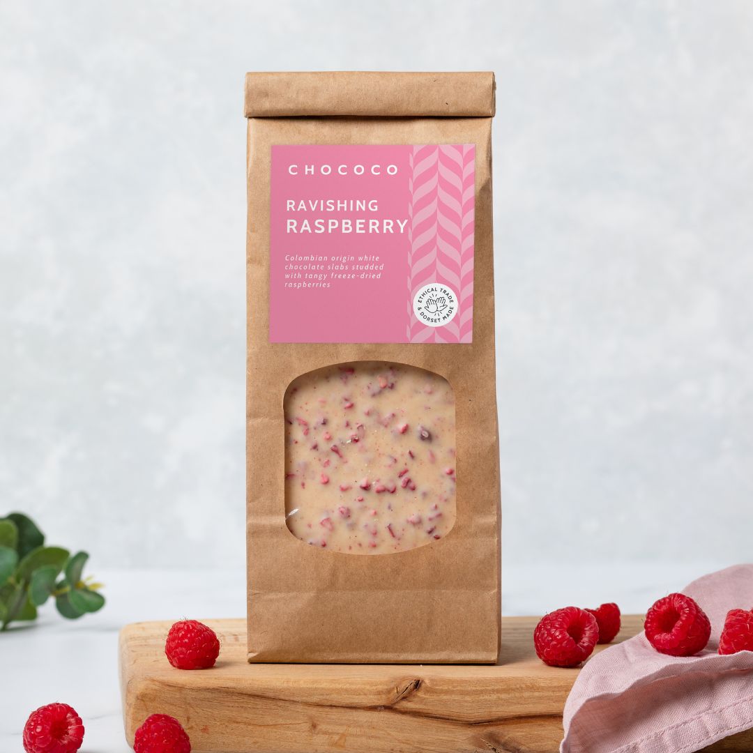 White Chocolate Ravishing Raspberry Slabs – view 4