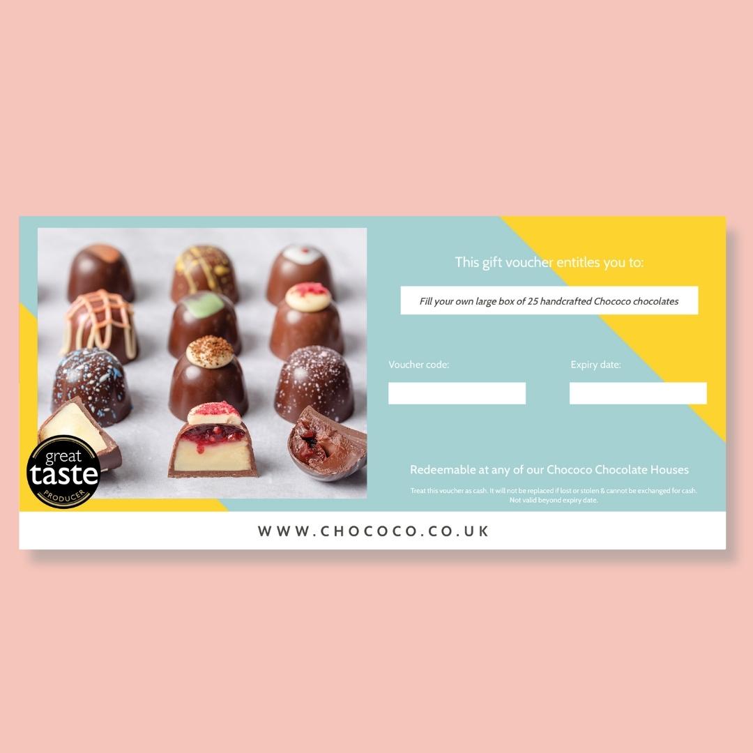 Pick your Own Large Chocolate Box - Gift Voucher (in store) – view 2