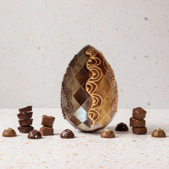 Giant 50/50 Milk & Dark Sharing Easter Egg – view 4