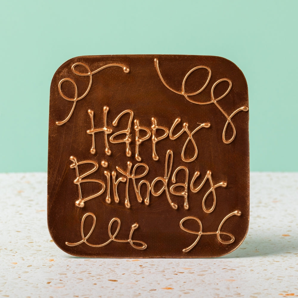 Happy Birthday giant dark chocolate bar (vf)