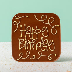 Happy Birthday giant milk chocolate bar