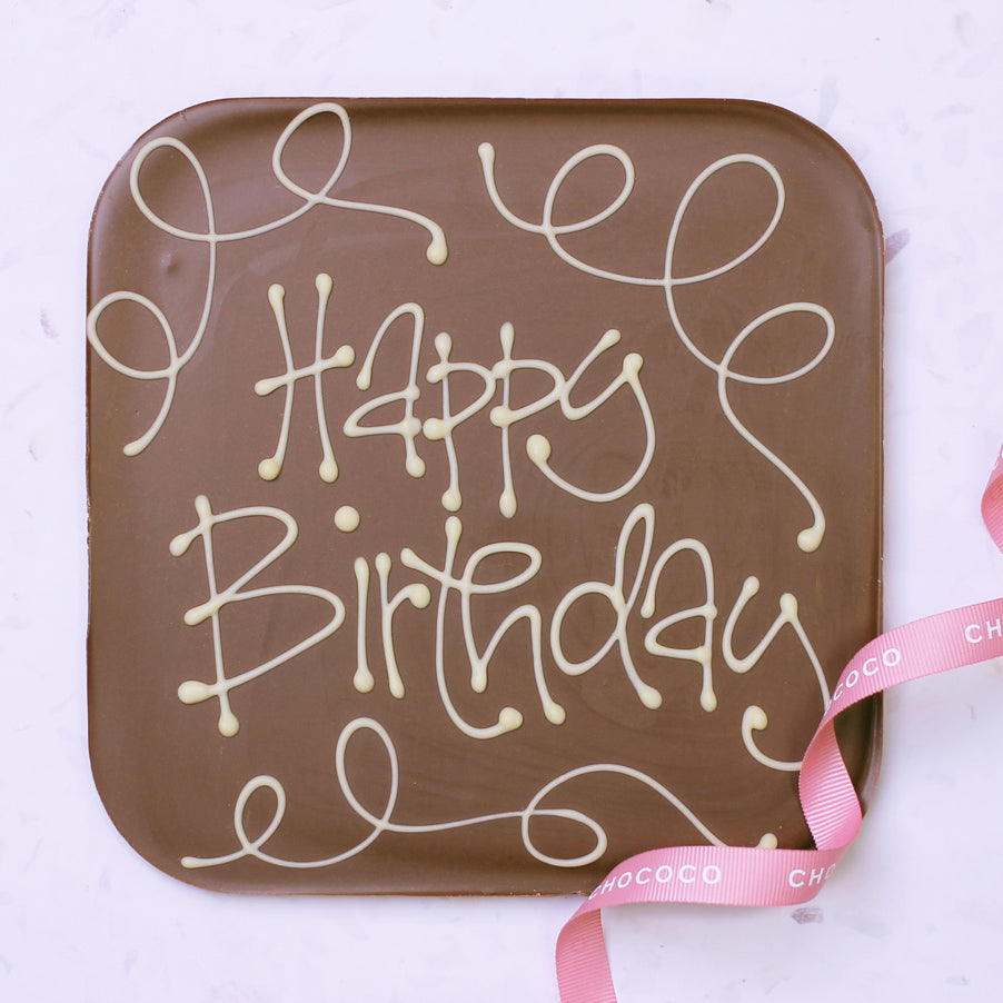 Happy Birthday giant milk chocolate bar – view 5