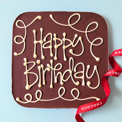 Happy Birthday giant milk chocolate bar – view 4