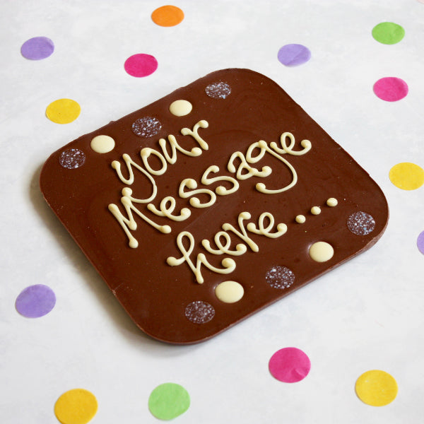 Personalised giant milk chocolate bar – view 3
