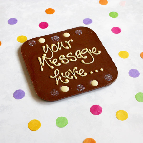 Personalised giant milk chocolate bar – view 4
