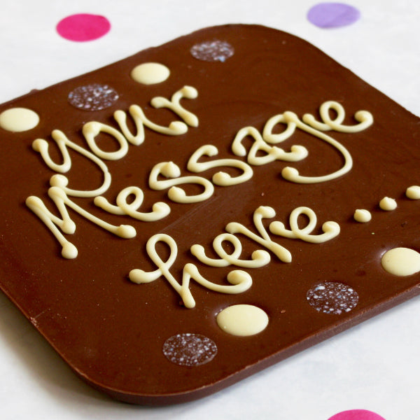 Personalised giant milk chocolate bar – view 2