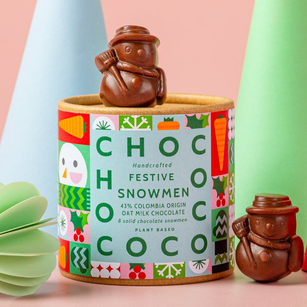 Oat M!lk Chocolate Snowman Shapes Tube (vf) – view 3