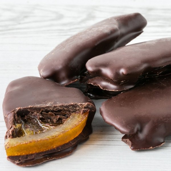 Candied Orange Segments in Dark Chocolate (vf) – view 2