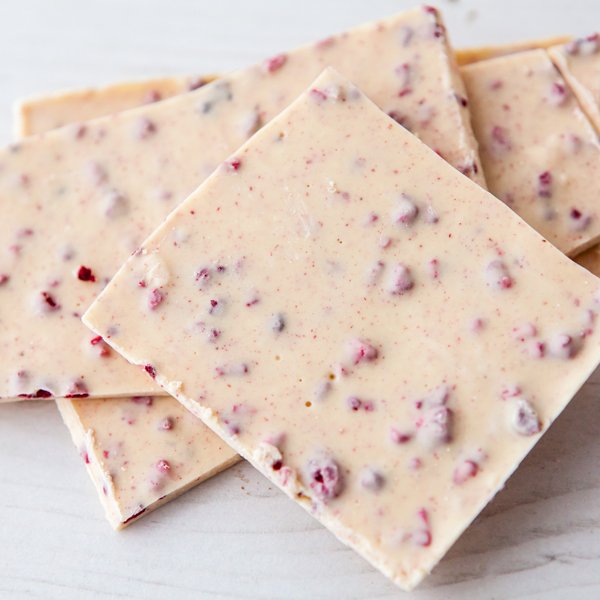 White Chocolate Ravishing Raspberry Slabs – view 2