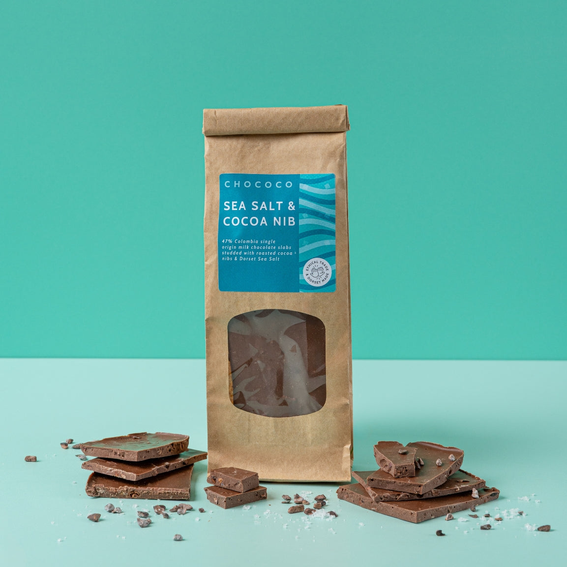 Milk Chocolate Sea Salt & Cocoa Nib Slabs