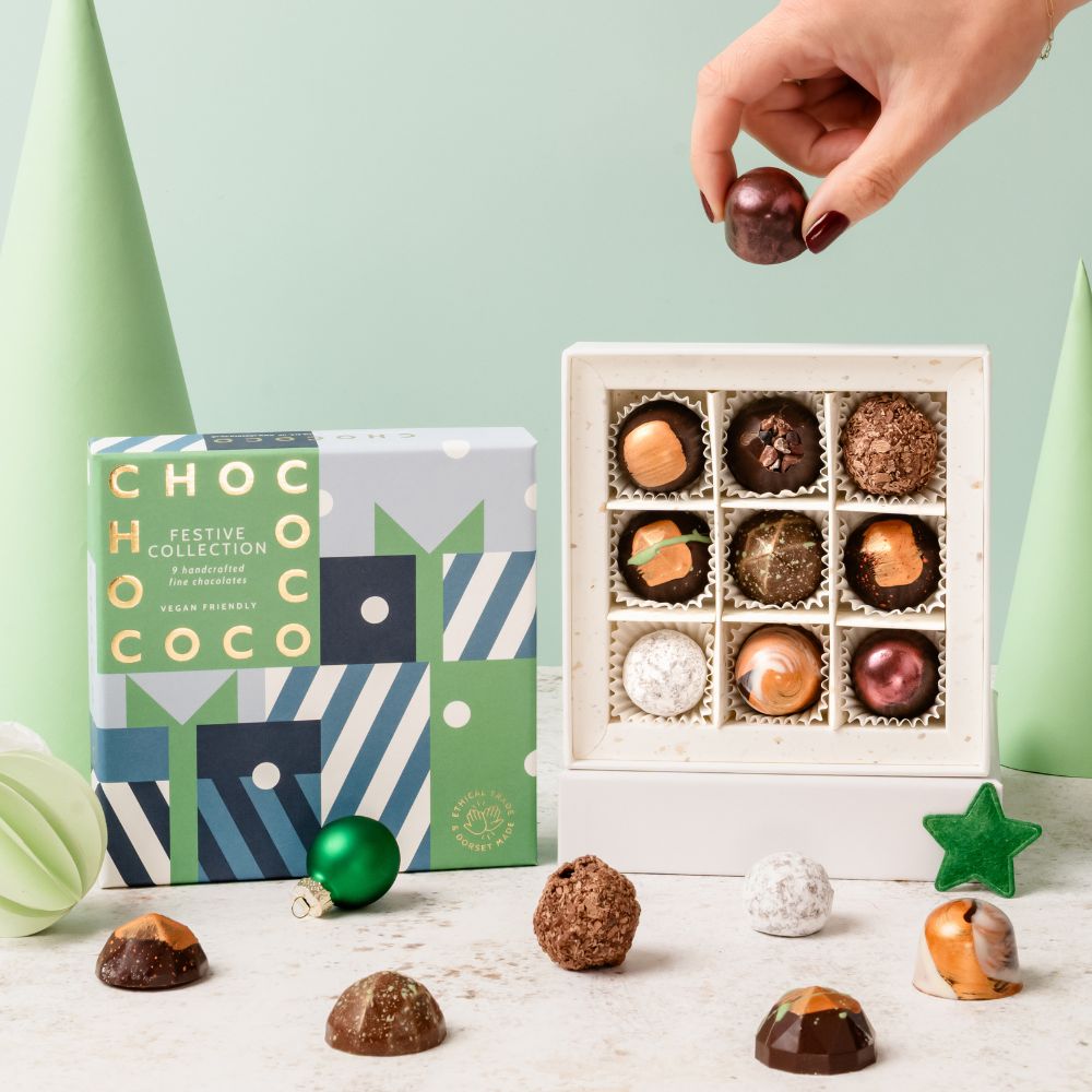 Small Vegan friendly Festive Chocolate Selection Box