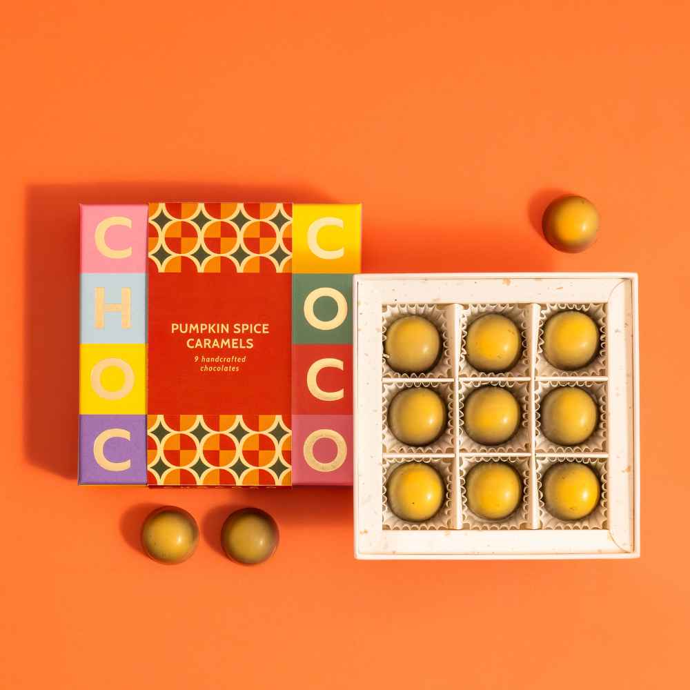 Box of Pumpkin Spice Caramels